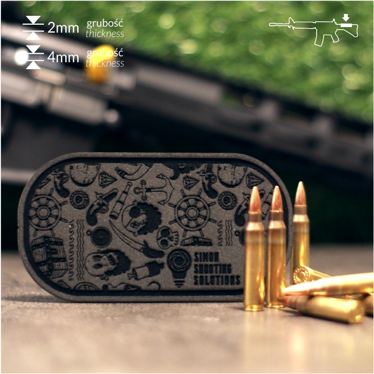 Indywidualna nakładka karabinowa 2mm lub 4mm - obrazek 2
