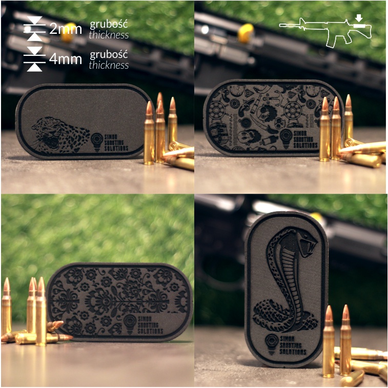 Indywidualna nakładka karabinowa 2mm lub 4mm